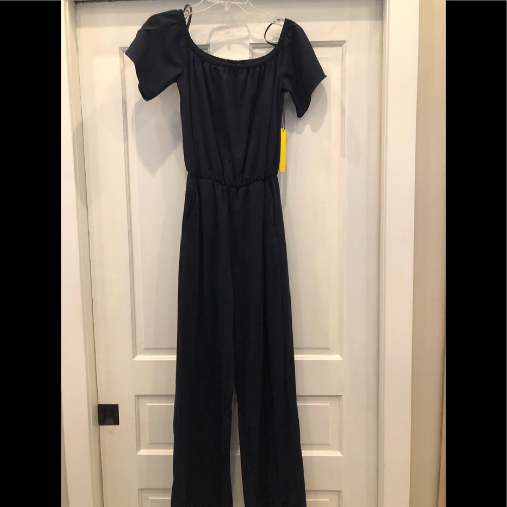 NWT Gibson x Living in Yellow Navy jumpsuit